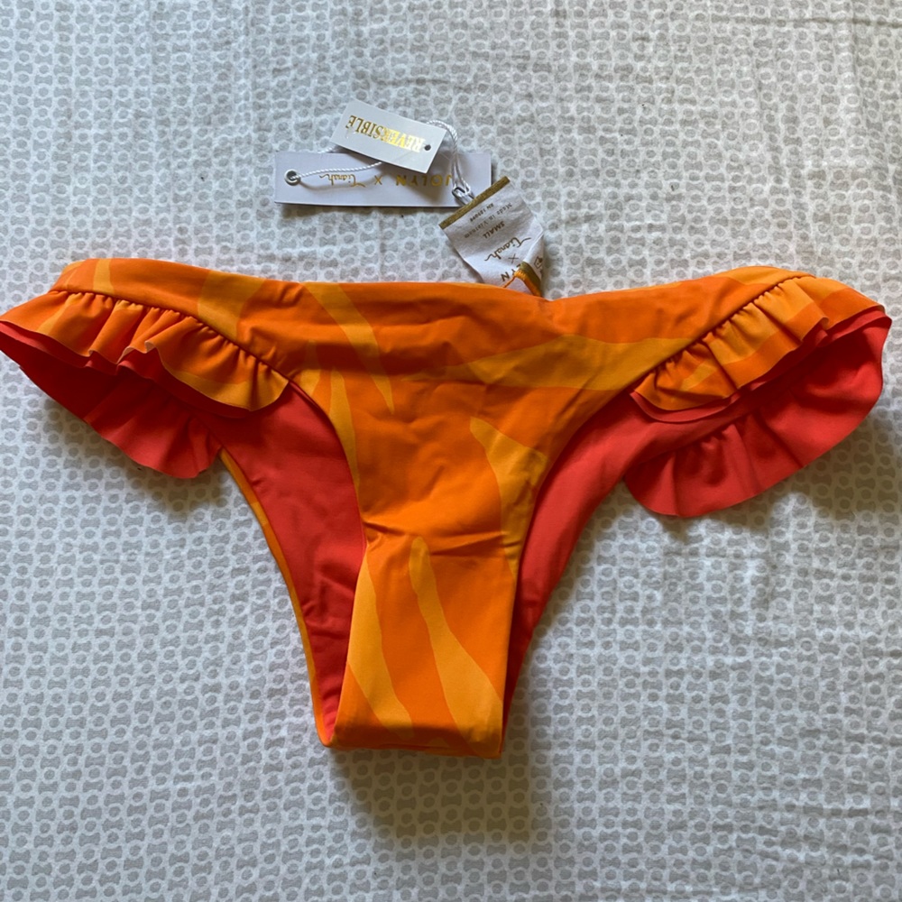 JOLYN reversible bikini bottom size small (NWT)